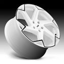 Niche Flash M257 Gloss White Custom Wheels 2